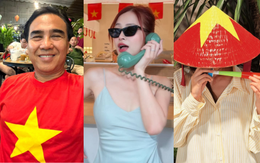 NS Quyền Linh - Lan Ngọc và cả showbiz hướng về SVĐ Mỹ Đình, 1 nữ diễn viên công khai người yêu nếu ĐT Việt Nam vô địch