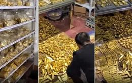 Tịch thu 13,5 tấn vàng trị giá 47 nghìn tỷ đồng phủ kín sàn tại một biệt thự