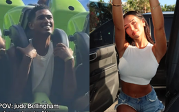 Tóm dính "cậu Be" Bellingham hớn hở đi công viên cùng bạn gái người mẫu sexy, cười tươi giữa dàn vệ sĩ hộ tống