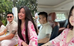 Quang Hải cùng Chu Thanh Huyền ngồi trên xe sang 8 tỷ đến trường học của con