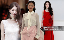 Jisoo nén khóc, nhường hết phần sang cho Jang Wonyoung và Địch Lệ Nhiệt Ba tại show Dior