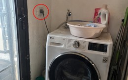 Lời khuyên cho những gia đình vẫn để máy giặt cắm điện 24/24