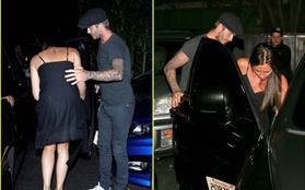 Beckham ga-lăng mở cửa xe cho vợ yêu