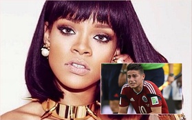 Rihanna “rơi lệ” vì James Rodriguez