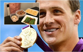 Kình ngư Ryan Lochte khoe bữa ăn khủng 10.000 calorie