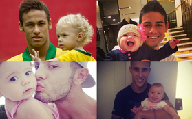 Những ông bố trẻ nổi tiếng tại World Cup 2014