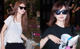 Sooyoung, Sunny (SNSD) giản dị nhưng vẫn cuốn hút tại sân bay