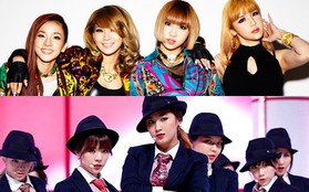 2NE1 và SNSD đổ bộ sân khấu chung lần đầu tiên