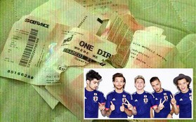 Fan xé và đốt vé concert vì One Direction hút cần sa