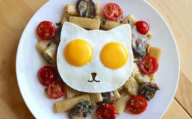 Khuôn rán trứng mặt mèo cho bữa sáng ngon "hết nấc"