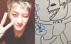 Fan "cười té ghế" với clip vẽ chân dung EXO-K của Tao