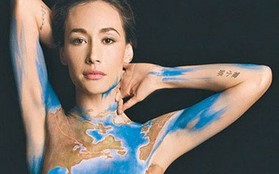 Maggie Q khỏa thân bảo vệ môi trường