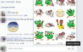 Facebook thử nghiệm tính năng chèn Sticker vào bình luận