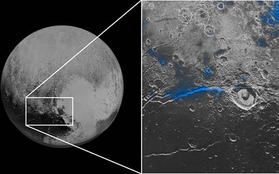 NASA công bố Sao Diêm Vương có "bầu trời xanh" và nước dạng băng đá