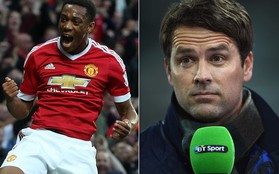 Martial bị "thần đồng" Michael Owen "dìm hàng" trên sóng truyền hình