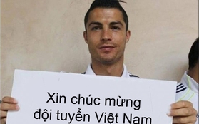 Hài hước: Ronaldo thán phục màn trình diễn của ĐT Việt Nam