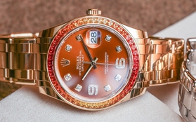 Rolex Datejust Pearlmaster 39: Đồng hồ đính đá sapphire cao cấp phi giới tính