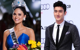 Hoa hậu Hoàn vũ 2015 Pia từng là fan ruột của Siwon (Super Junior)