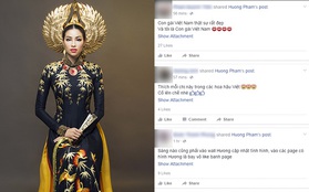 Fan Việt "thăng hoa" với bộ quốc phục của Phạm Hương tại Hoa hậu Hoàn vũ
