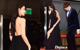 "Bản sao Suzy" khoe lưng trần gợi cảm tại thảm đỏ KBS Entertainment Awards