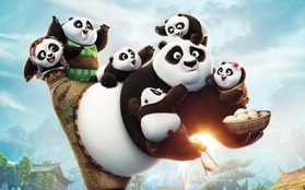 Gấu Po "bó tay" khi dạy binh pháp cho đám học trò nhí trong “Kung Fu Panda 3”