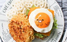 Làm ốp la ăn sáng kiểu con trứng lười Gudetama