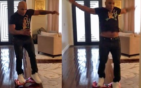 Mike Tyson ngã dập mông khi thử xe hoverboard