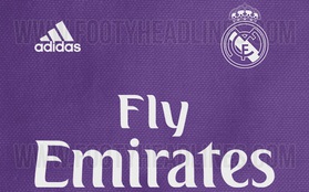 Rò rỉ mẫu áo đấu sân khách màu "tím thủy chung" của Real Madrid