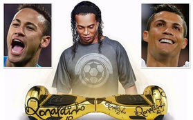 Ronaldo và Neymar nhận quà sinh nhật "siêu độc" từ Ronaldinho