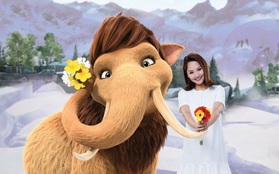 Miu Lê và Chí Tài rủ nhau làm bố con voi ma mút trong "Ice Age: Collision Course"