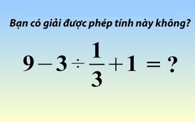 60% thanh niên Nhật Bản giải sai bài toán cực đơn giản này