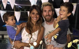 Gạt nỗi buồn thua trận, Messi tổ chức sinh nhật ấm cúng cho quý tử Mateo