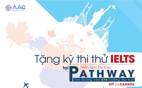 Tặng kỳ thi thử IELTS tại triển lãm du học Pathway