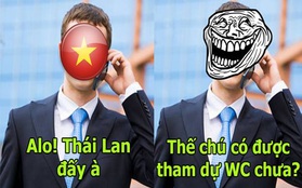 Ảnh chế: Việt Nam chọc tức Thái Lan sau kỳ tích giành vé World Cup