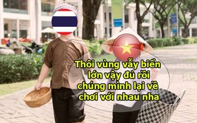 Ảnh chế: Thái Lan an ủi U19 Việt Nam sau trận thua 0-3 trước Nhật Bản