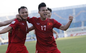 Trọng Hoàng ghi bàn thắng "vàng" giúp Việt Nam đặt một chân vào bán kết AFF Cup 2016