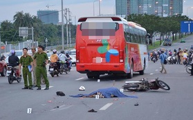 TP HCM: Ngã xuống đường sau va chạm, người đàn ông bị xe khách tông tử vong