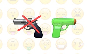 Emoji khẩu súng trên iPhone mới đổi thành súng nước