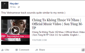 "Cha đẻ" bản remix "We Don't Talk Anymore" lên tiếng tố Sơn Tùng đạo nhạc?