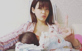 Bản sao hoàn hảo của Song Hye Kyo bị chê rẻ tiền khi khoe ảnh cho con bú lên mạng