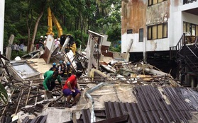 Thái Lan: Khách sạn sập chôn vùi nhiều du khách, ít nhất 1 người chết