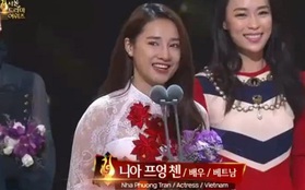 Nhã Phương bất ngờ thắng giải "Ngôi sao Châu Á" tại Seoul International Drama Awards 2016