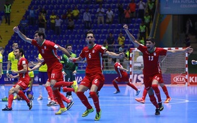 Huyền thoại Falcao lập hat-trick, futsal Brazil vẫn thua sốc Iran ở vòng knock-out World Cup