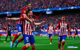 Atletico Madrid bị cầm hòa ở những giây cuối cùng