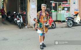 Cụ ông 92 tuổi bán vé số "chất" nhất Châu Đốc: mặc style màu mè, "bắn" cả tiếng Anh tiếng Pháp