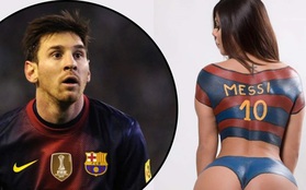 "Hoa hậu siêu vòng ba" cầu xin Messi đừng "block" mạng xã hội