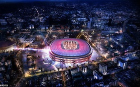 Barcelona giới thiệu kế hoạch chi 600 triệu euro để biến Nou Camp thành kiệt tác nghệ thuật