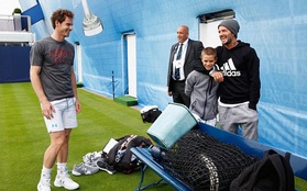 Beckham đưa con trai Romeo tới "tầm sư" Andy Murray