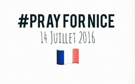 Khi Pháp tràn ngập đau thương, cả thế giới đều hashtag #PrayForNice để sát cánh cùng người dân Pháp