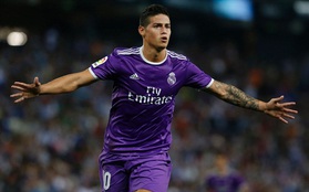 James Rodriguez tỏa sáng, Real Madrid đòi lại ngôi đầu từ tay Barca